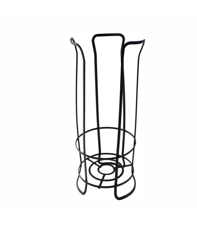 FANCY TOILET PAPER CADDY MATTE BLACK
