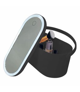 VANDER VANITY MIRROR WITH JEWELLERY/COSMETIC ORGANIZER BLACK