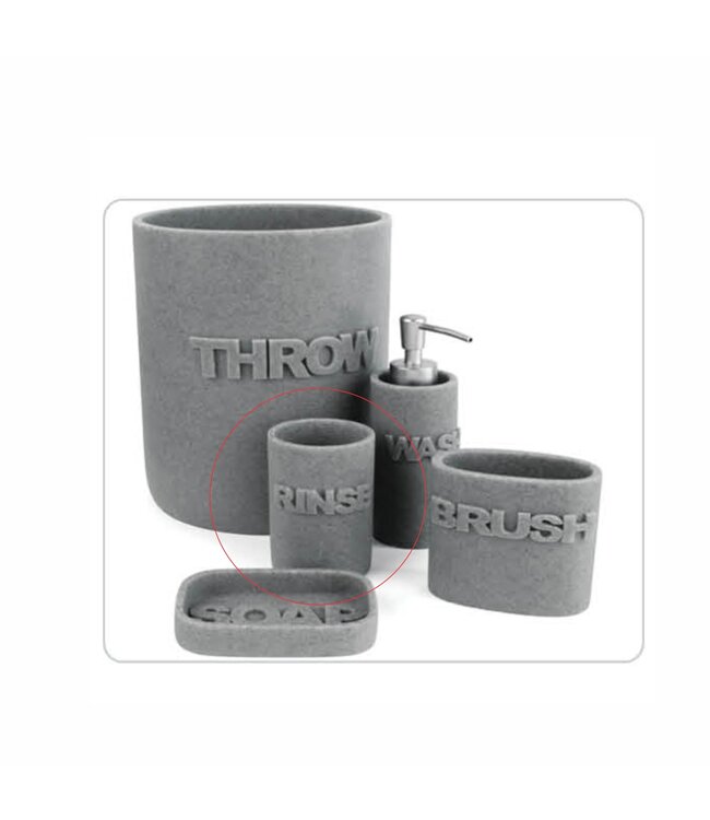 WASH TUMBLER GREY