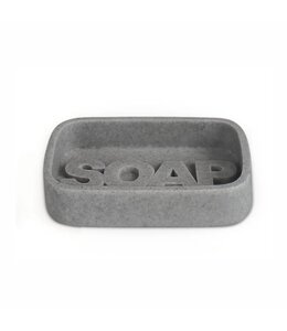 WASH SOAP DISH GREY