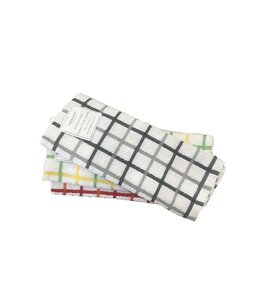 CHECK KITCHEN TOWEL WHITE 15X26" (MP48)