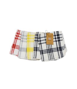 2pk CHECKERED JUMBO DISH CLOTH AST 14X14 (MP144)