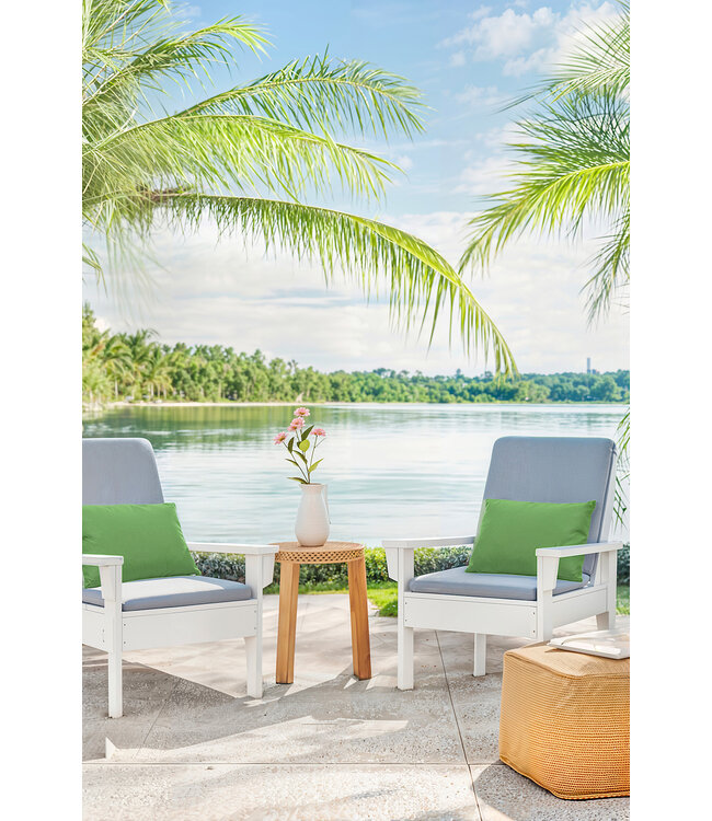 OUTDOOR LUMBAR CUSHION ASSORTED 13x19"