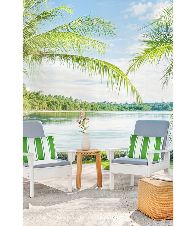 OUTDOOR LUMBAR CUSHION ASSORTED 13x19"