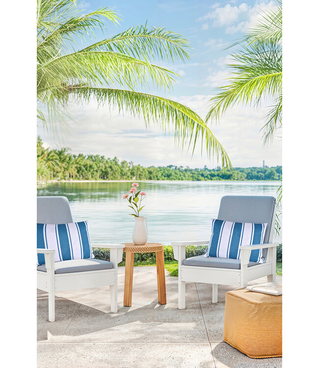 OUTDOOR LUMBAR CUSHION ASSORTED 13x19"