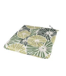 LIME OUTDOOR 2pk CHAIR PAD PRINTED GREY 17x17"