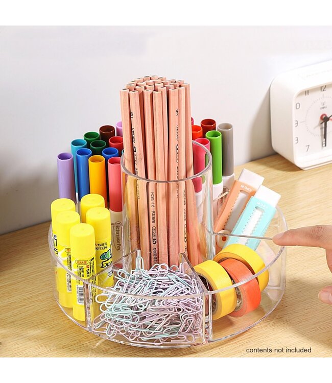 ACRYLIC BEAUTY SPINNER ORGANIZER SET