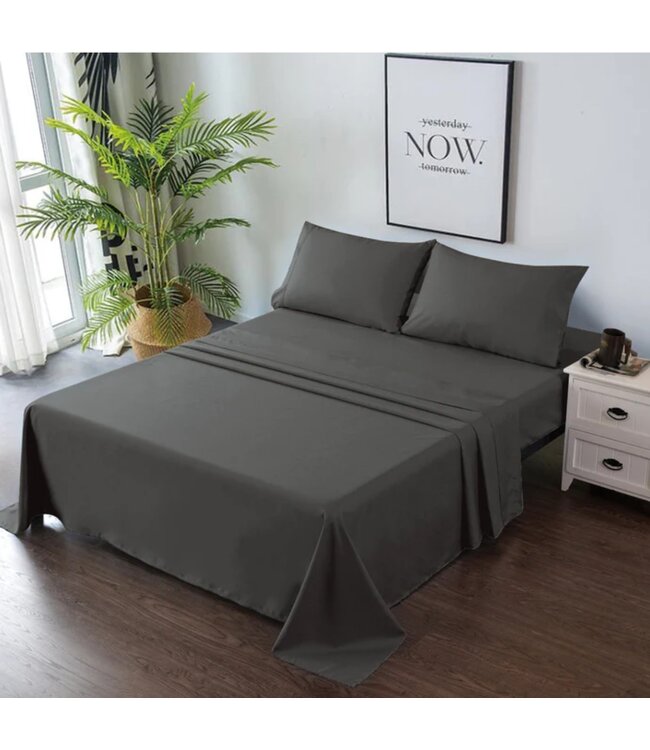 BLANC DE BLANC OPULENCE 18"DP SHEET SET 400TC ORGANIC EGYPTIAN COTTON