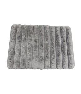 ULTRA SOFT FAUX FUR BATH MAT AST (BROWN or TAUPE or GREY) 20"X30"