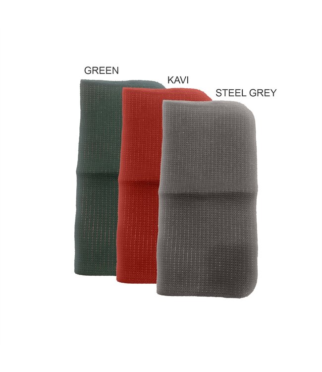 WAFFLE LUREX KITCHEN TOWEL 16X28" AST (Green OR Kavi OR Steel Grey)