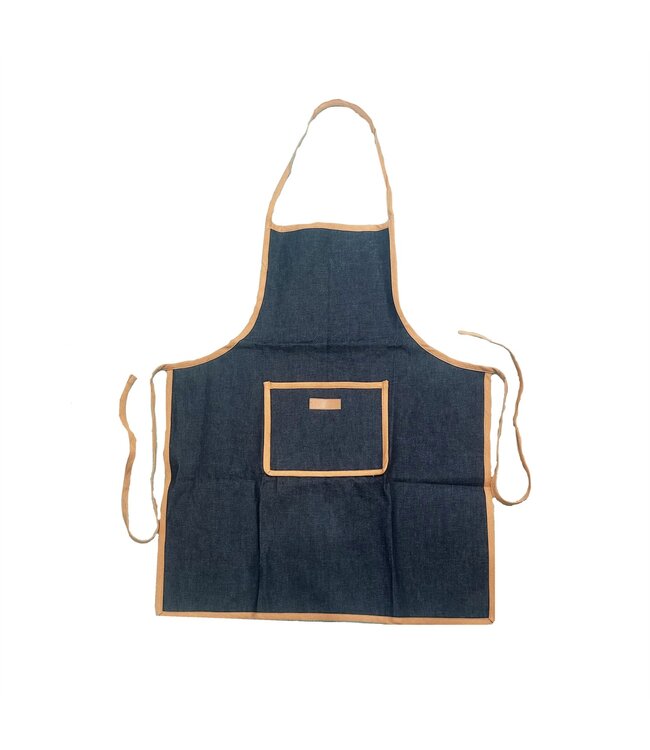 DENIM APRON BLUE 24X29"