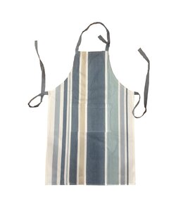 DENIM STRIPE ADJUSTABLE APRON BLUE 24X36"