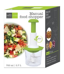 HAND PRESS FOOD CHOPPER 0.7L