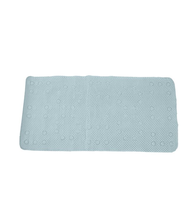 FOAM ANTI-SLIP BATH MAT AST (Brown OR Light Blue OR White OR Taupe) 17X36"