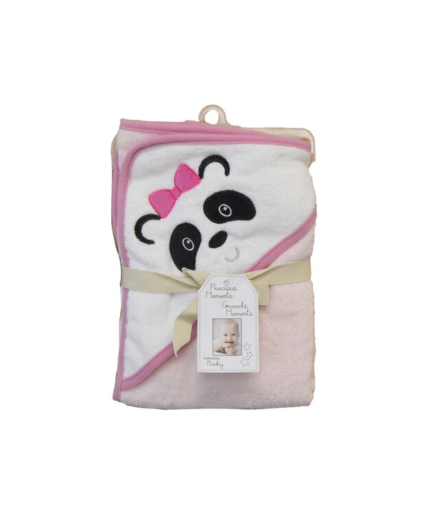 BABY HOODED TOWEL AST (bear OR elephant OR cat) 30X30"