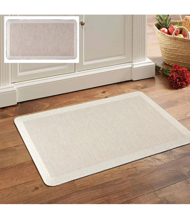 LAUREN TAYLOR TWEED ANTI FATIGUE KITCHEN MAT 19.6X39.5"
