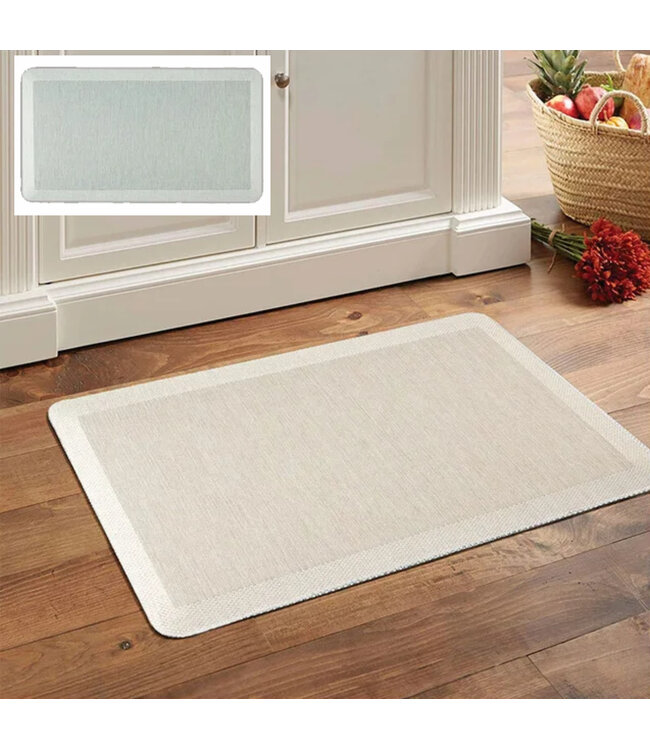 LAUREN TAYLOR TWEED ANTI FATIGUE KITCHEN MAT 19.6X39.5"