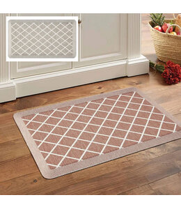 LAUREN TAYLOR DIAMOND ANTI FATIGUE KITCHEN MAT 19.6X39.5"
