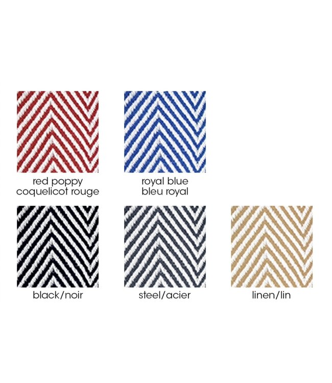 LAUREN TAYLOR *DANIEL CHEVRON WOVEN COTTON BLANKET (MP2)