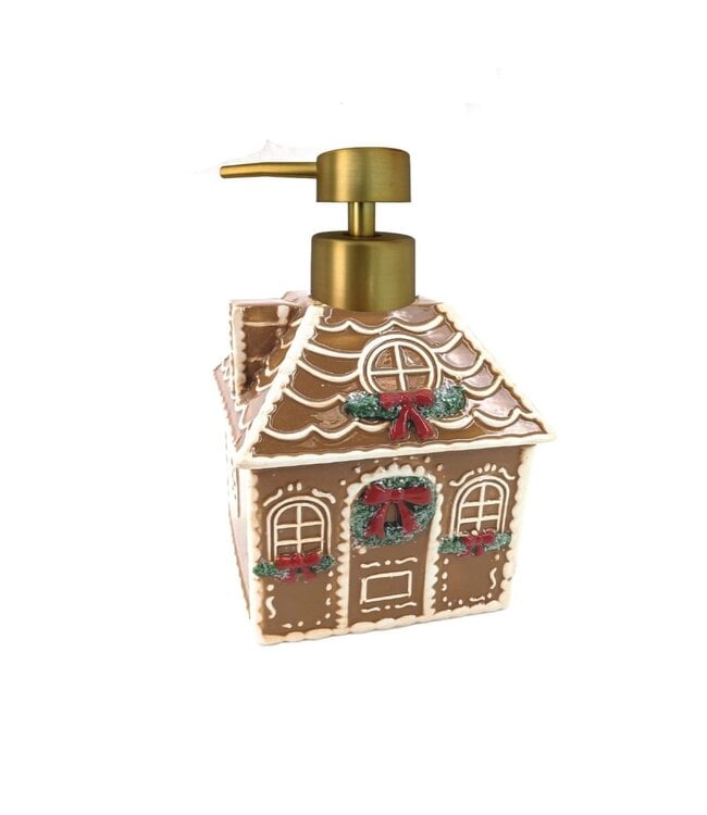 GINGERBREAD HOUSE CERAMIC LOTION MULTI
