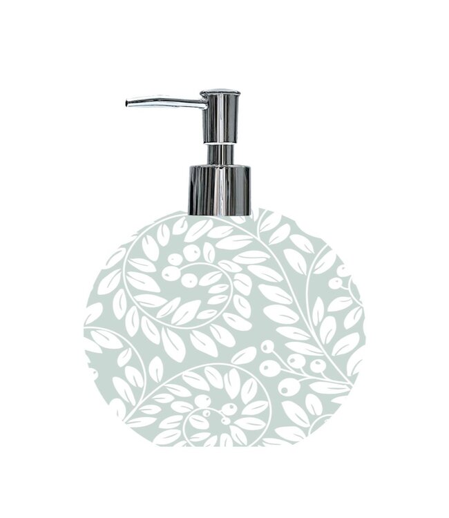 ORNAMENT RESIN LOTION DISPENSER BLUE