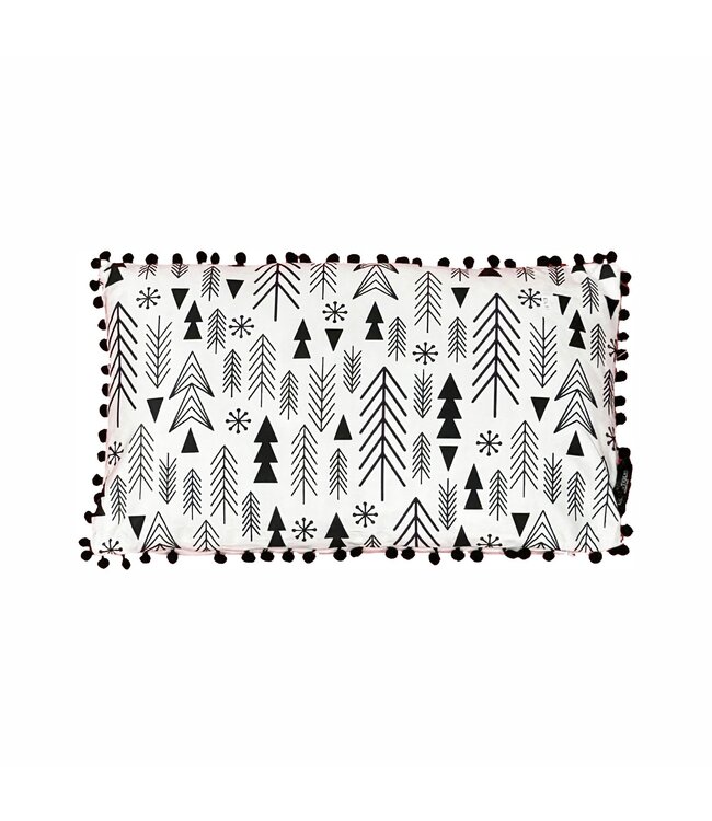 GNOMES AND BLACK TREES CUSHION AST 12X20"