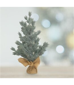 LAUREN TAYLOR CHRISTMAS PINE TREE IN BURLAP 24"
