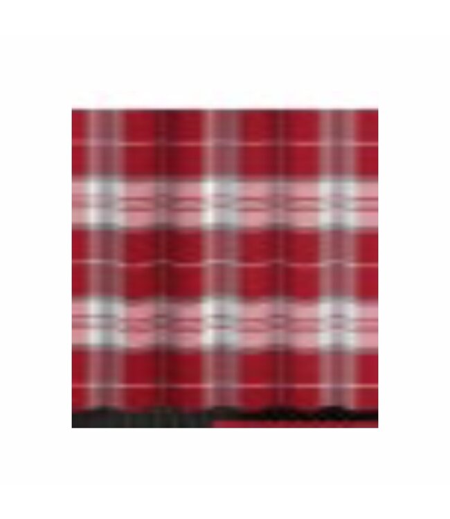 WOVEN PRINTED HOLIDAY SHOWER CURTAIN MERRY PLAID
