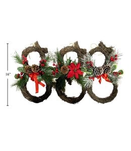 CHRISTMAS WREATH 16"