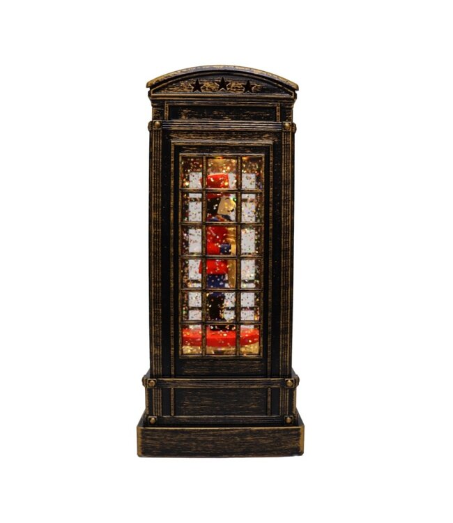 LAUREN TAYLOR NUTCRACKER PHONE BOOTH LANTERN w/VINTAGE COLOUR