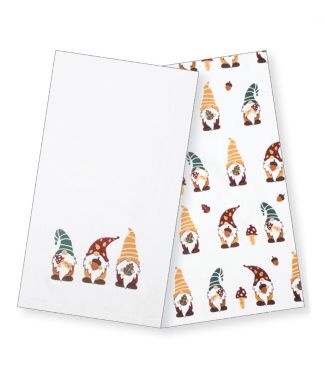 SET OF 2 FALL WOVEN PRINTED KITCHEN TOWEL 18X28"" AST