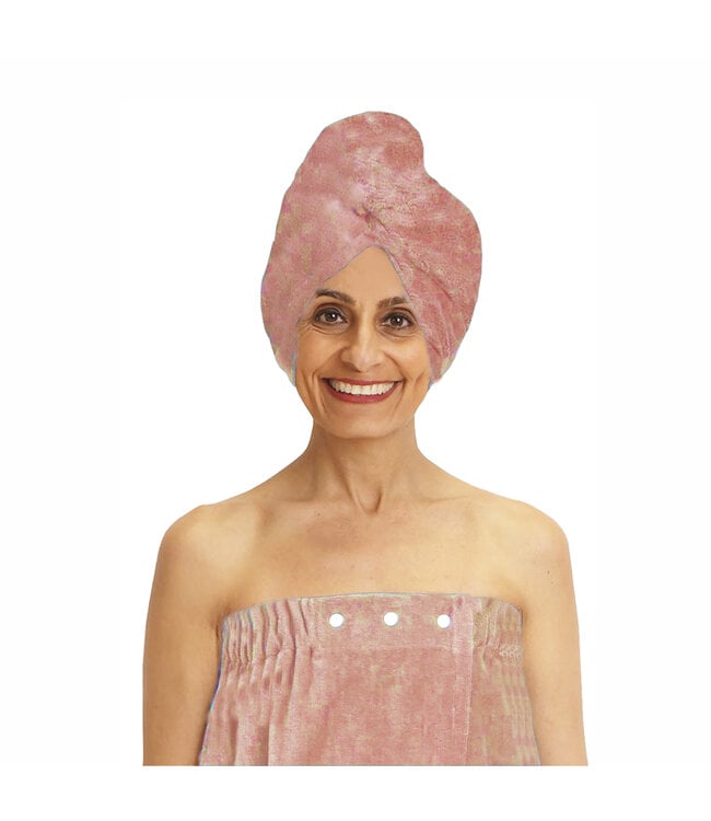 3Pc ADULT SPA GIFT SET PINK