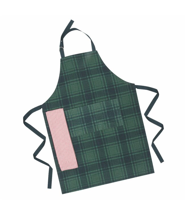 CHRISTMAS APRON + KITCHEN TOWEL SET