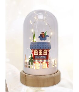 LAUREN TAYLOR CHRISTMAS TOY STORE SNOW GLOBE AST