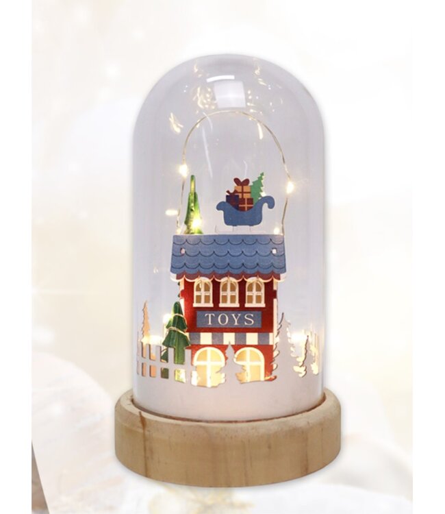 LAUREN TAYLOR CHRISTMAS TOY STORE SNOW GLOBE AST