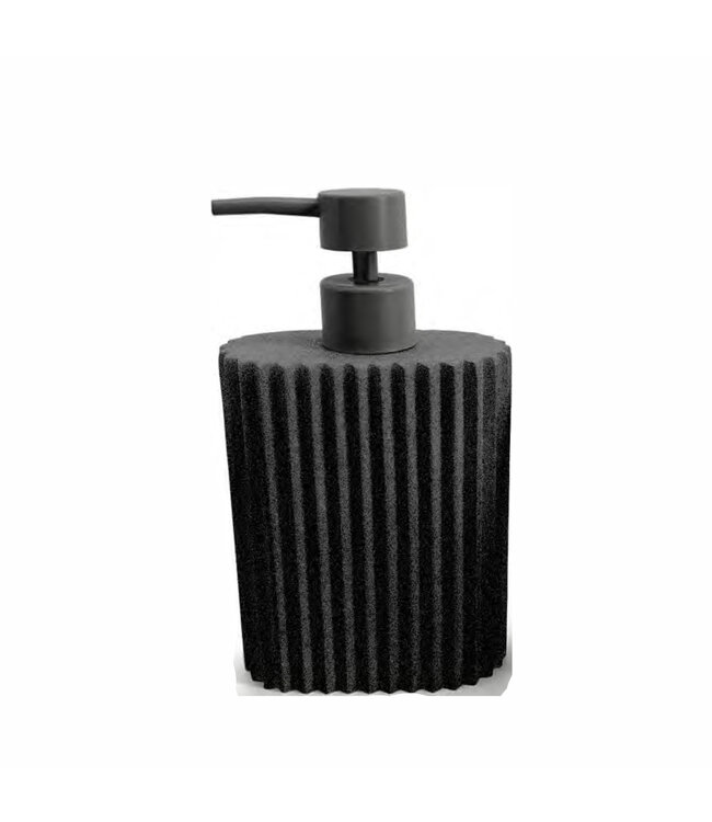 ZUNTO RESIN LOTION DISPENSER BLACK