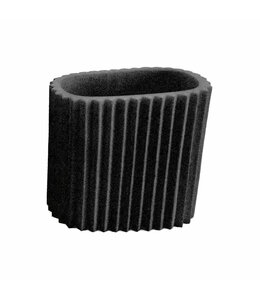 ZUNTO RESIN TOOTHBRUSH HOLDER BLACK