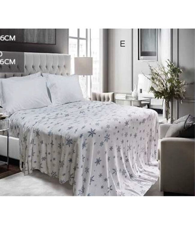 WINTER WONDERLAND MICRO FLEECE SHEET SET AST PRINTS