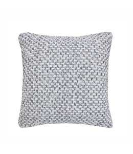 SIMBA CHAINSTITCH CHENILLE CUSHION NAVY 20X20"