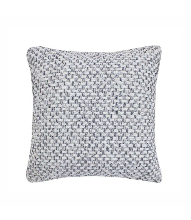 SIMBA CHAINSTITCH CHENILLE CUSHION NAVY 20X20"