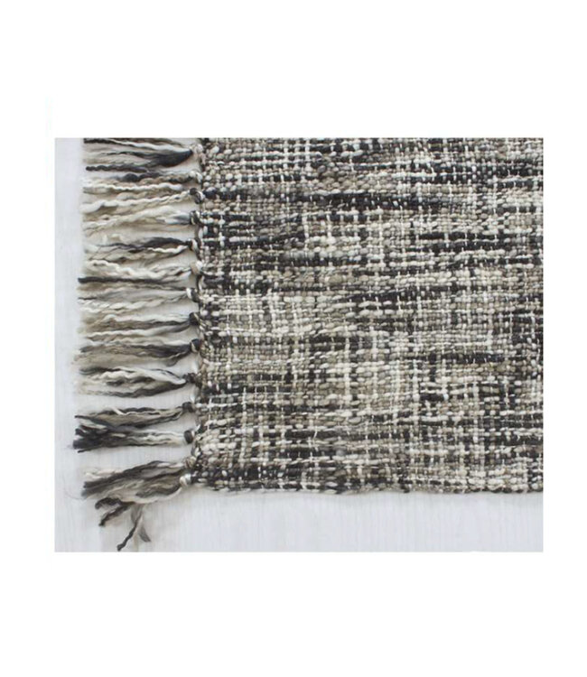 DURAN OMBRE CHENILLE THROW GREY/BLUE 50X60"