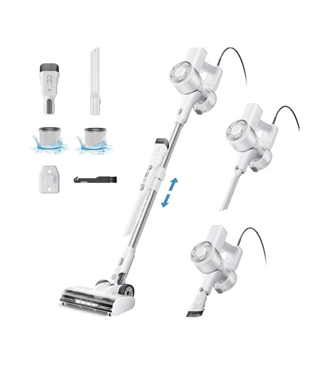 MASSIMO CORDED 600W MULTI PURPOSE VACUUM CLEANER WHITE