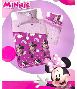 DISNEY'S MINI MOUSE 2Pc COMFORTER SET PINK TWIN