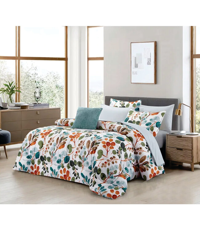 RUSTIC CABIN AMBER 8Pc COMFORTER SET