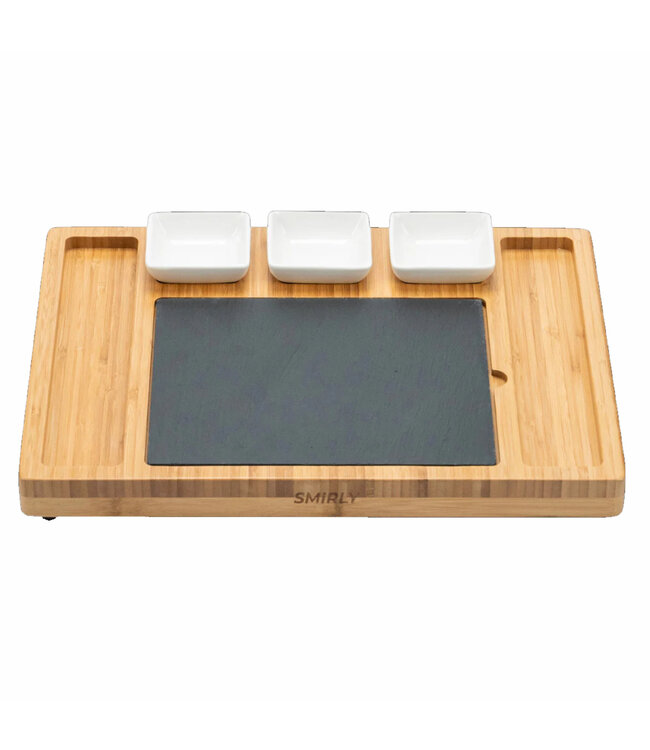 SMIRLY PREMIUM BAMBOO EPIC FESTIF CHEESEBOARD/SERVING PLATTER V2