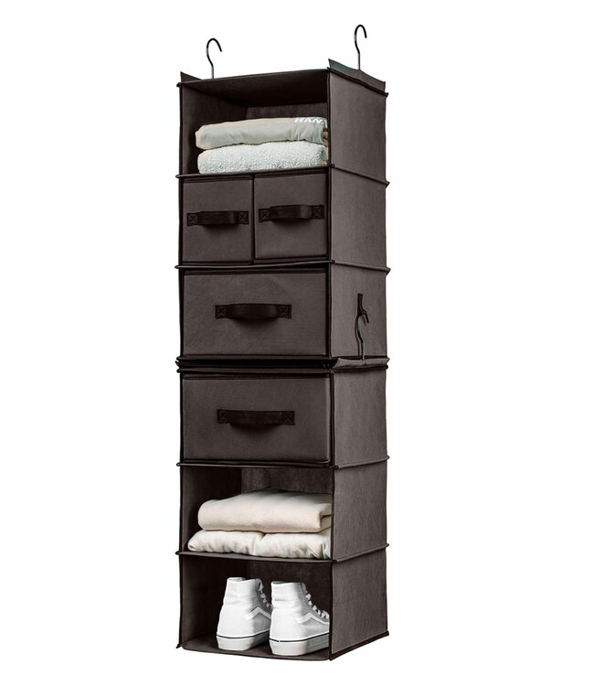 SMIRLY HANGING SHELF STORAGE CLOSET ORGANIZER