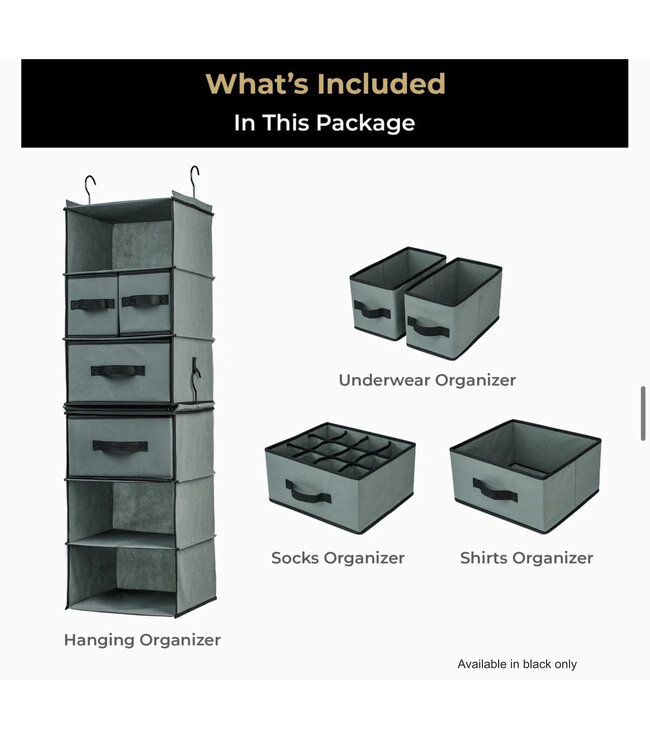 SMIRLY HANGING SHELF STORAGE CLOSET ORGANIZER