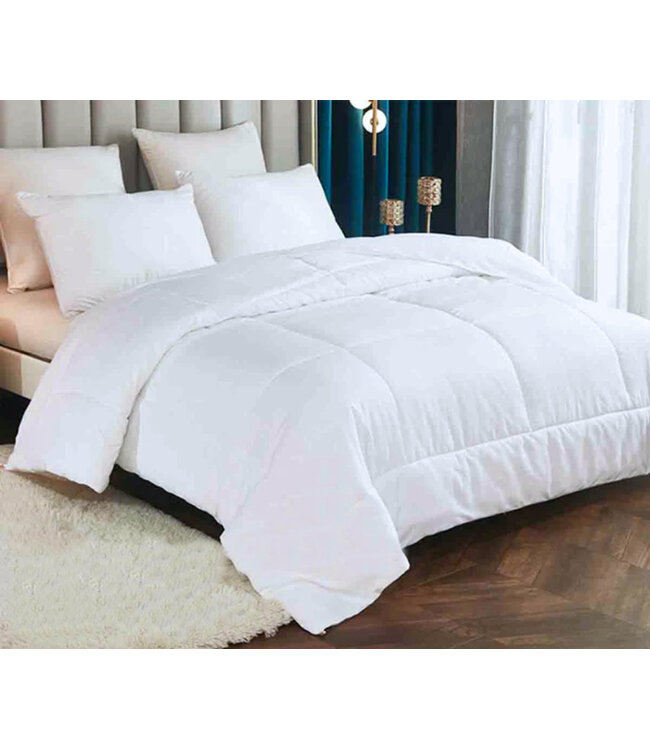 STUDIO 707 MICROFIBER ROLLED DUVET WHITE