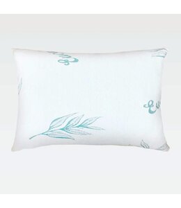 MAISON BLANCHE CHOPPED MEMORY FOAM PILLOW w/ EUCALYPTUS COVER