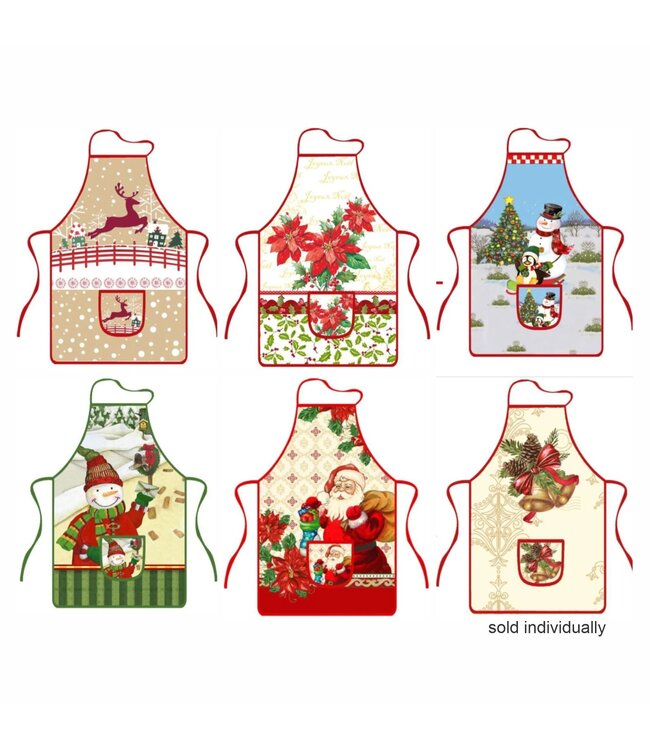 PRINTED CHRISTMAS APRON AST